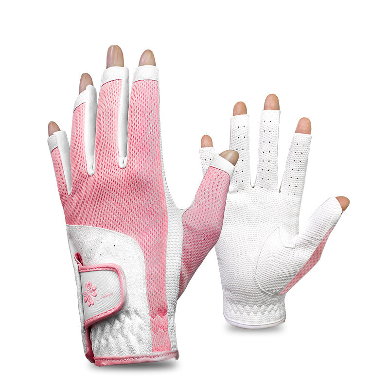 Ladies Fingerless Golf Gloves