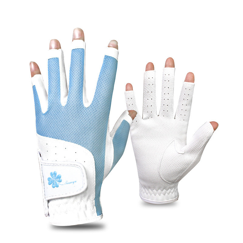 Ladies Fingerless Golf Gloves