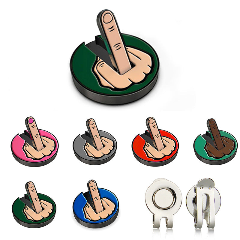 Funny golf ball marker for hat, magnetic golf marker, unique golf marker design