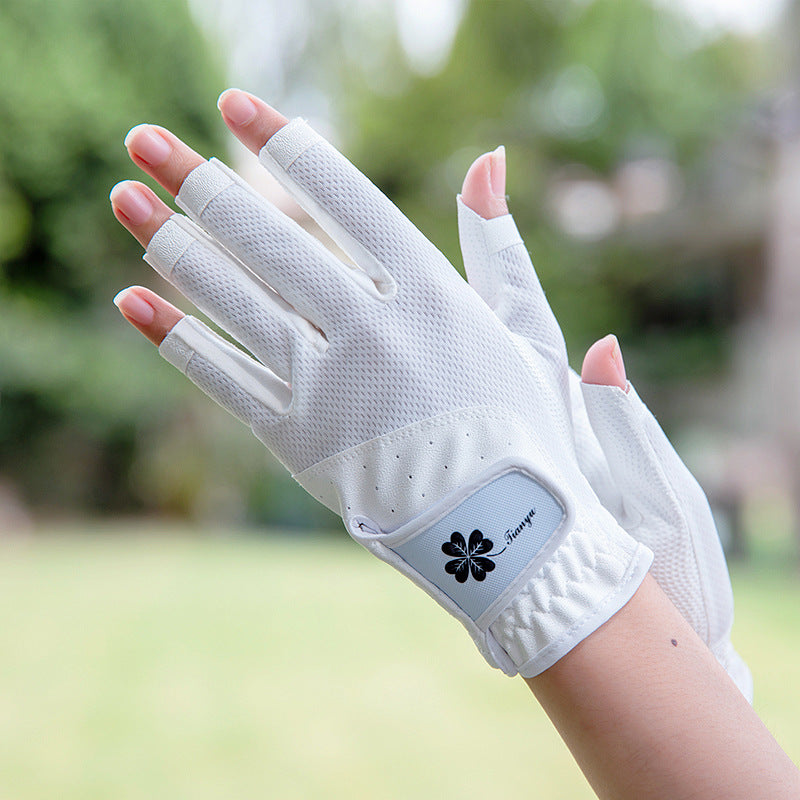Ladies Fingerless Golf Gloves