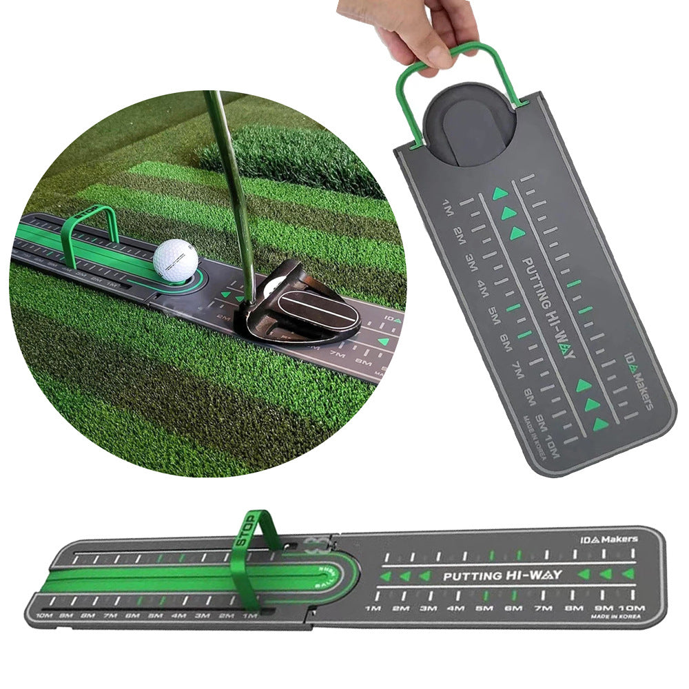 Golf putter trainer highway putter board precision practice putter